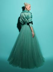 Picture of BASIL GREEN ARZU DRESS