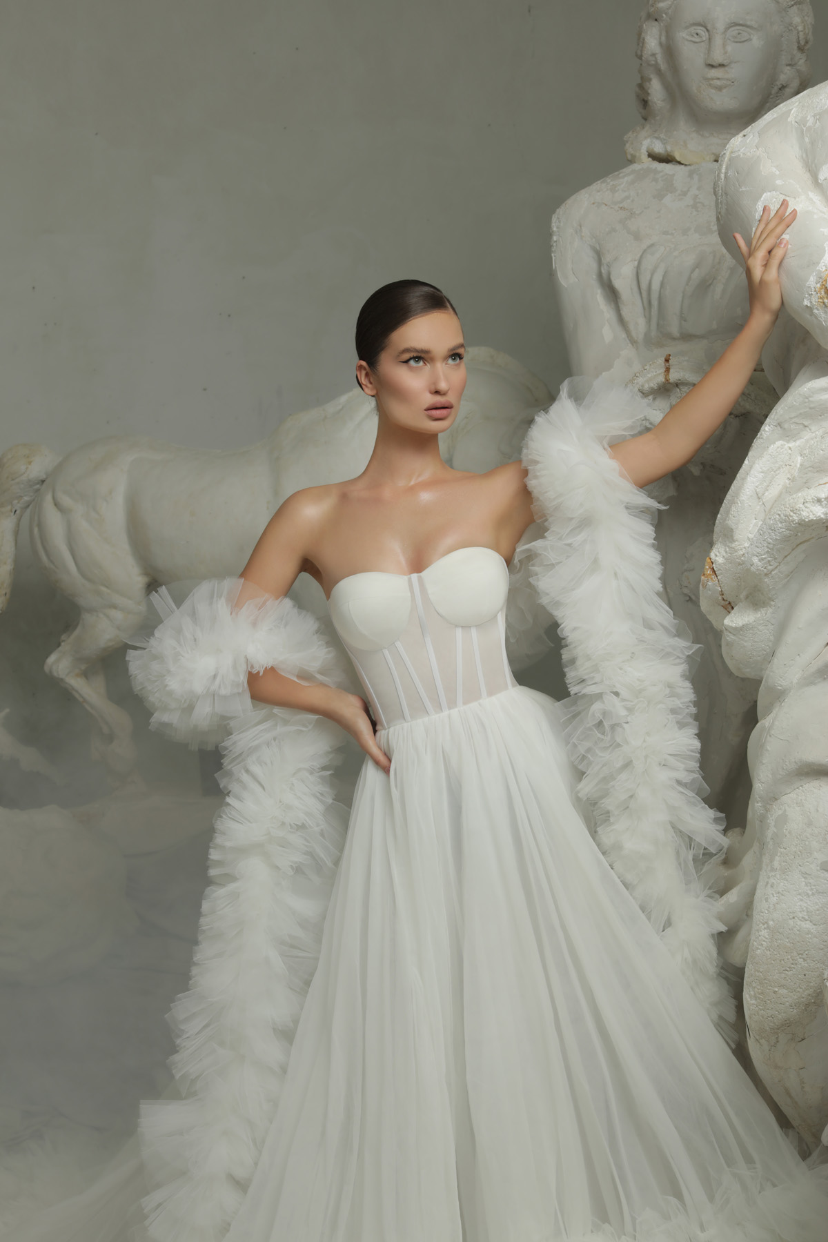 Picture of GLAMOROUS IVORY BİDAL GOWN