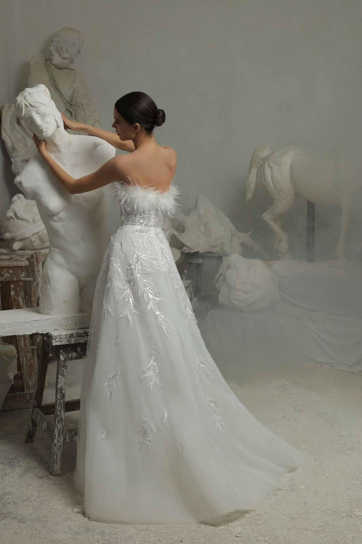 Resim OTTO IVORY BRIDAL GOWN