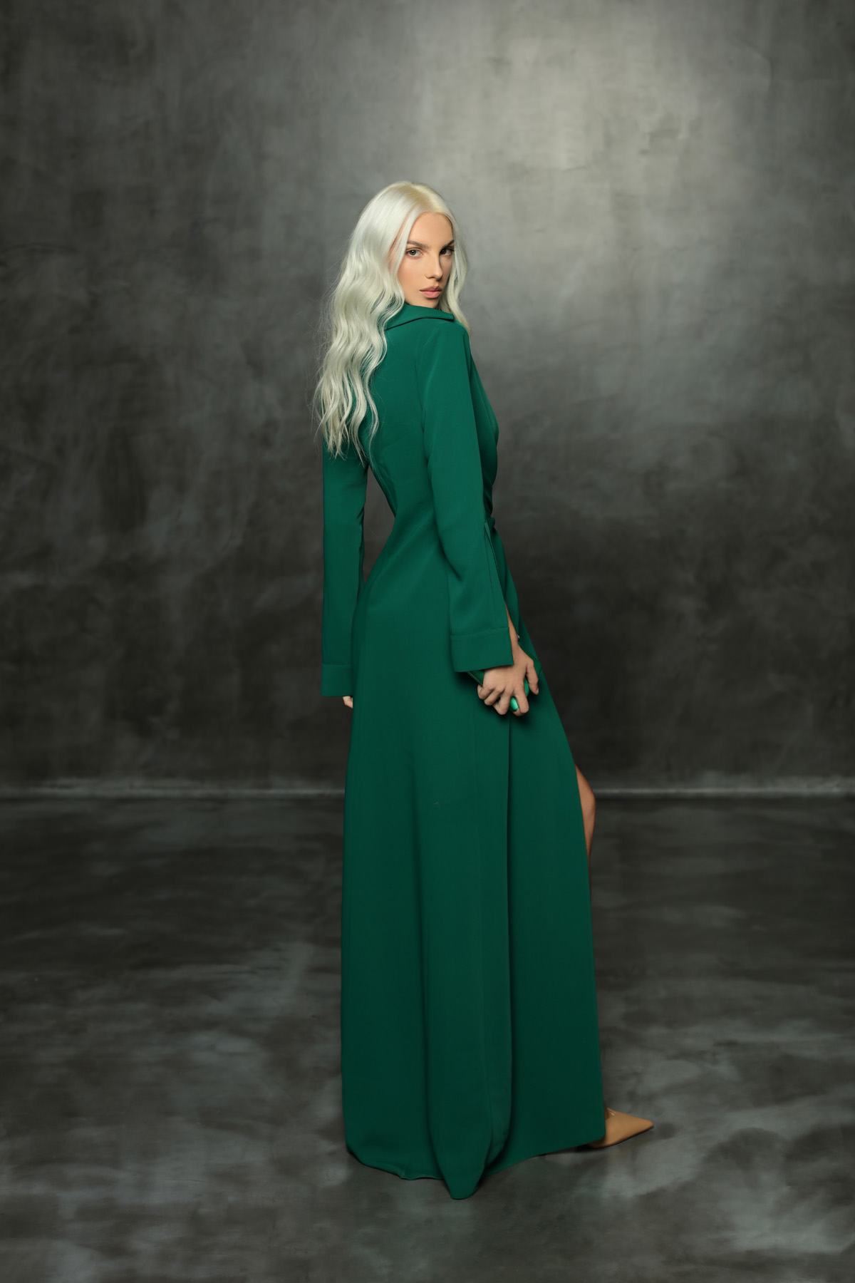 Picture of DONNA EMERALD DRESS