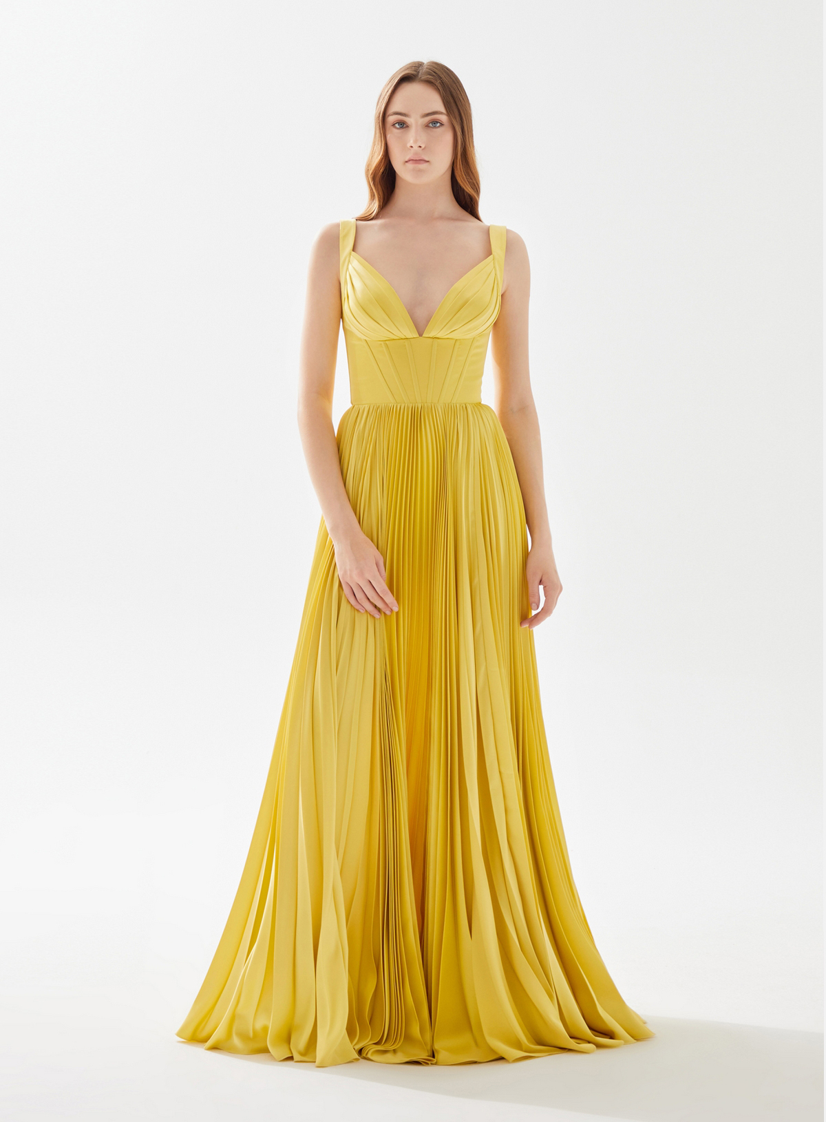 Picture of GRIMA YELLOW DRESS