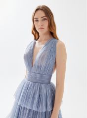 Picture of Dına Ice Blue Dress