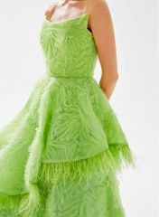 Picture of FLUFFY LİME DRESS