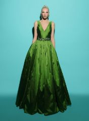 Picture of FOREST GREEN JAYLEEN DRESS