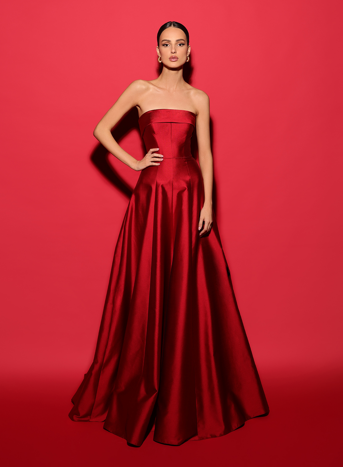 Picture of RED KRISTEN DRESS