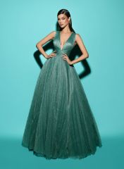 Picture of GREEN CHRISTINA DRESS