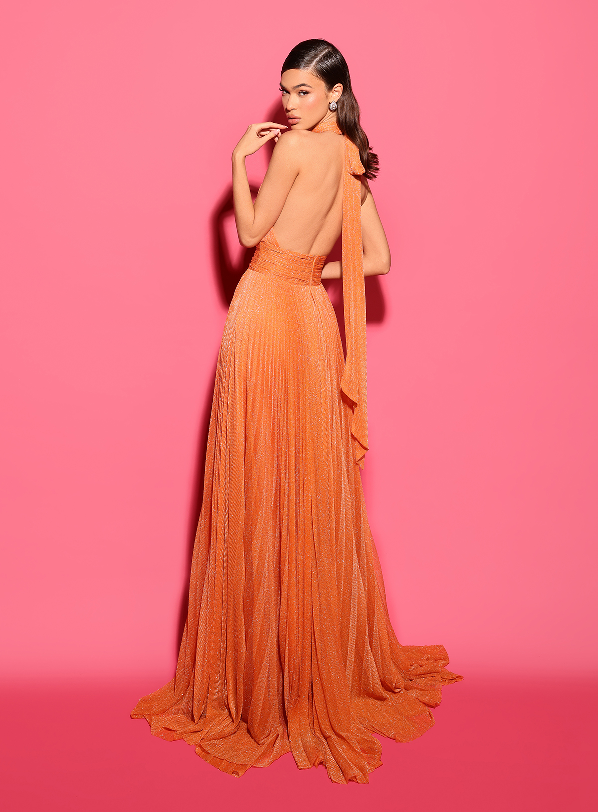 Picture of APRICOT ELM DRESS